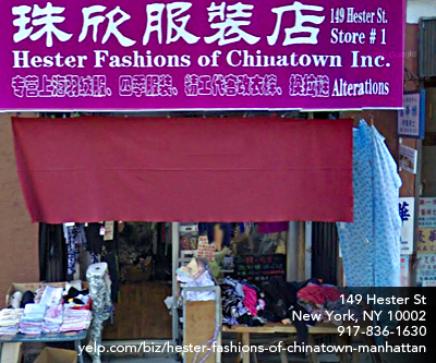 Hester Fashions of Chinatown